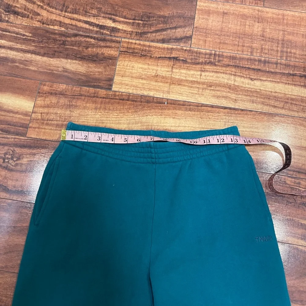 TNA Sweatfleece Cozy Fleece Perfect Fit Green Sweatpants Small - Picture 4 of 7